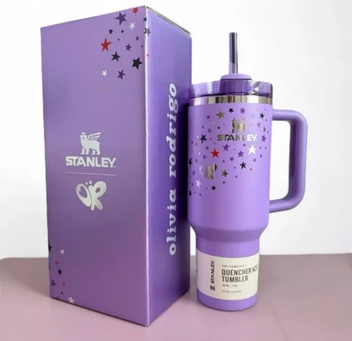 Stanley Purpel Star x Olivia Rodrigo 40oz Quencher Tumbler